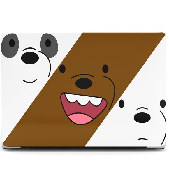 Cartoon We Bare Bears case for apple MacBook All Generations Air Pro - Picture 1 of 5
